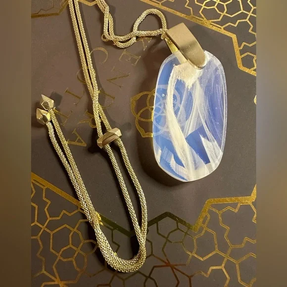 Kendra Scott Prototype Inez Gold Necklace - Picture 4 of 5